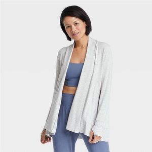 SET OF 2 all in motion target french terry modal cardigans